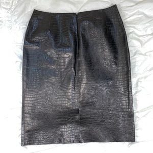 Neiman Marcus Calf Skirt